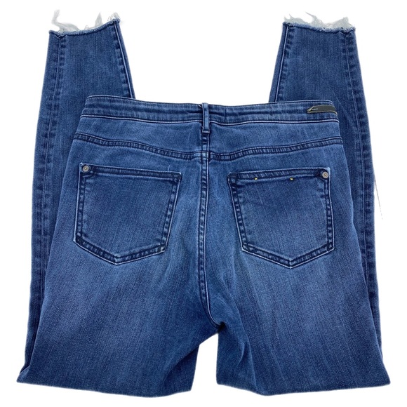 Pilcro and the Lettepress Blue Ultra High-Rise Skinny Denim Jeans - Picture 3 of 8